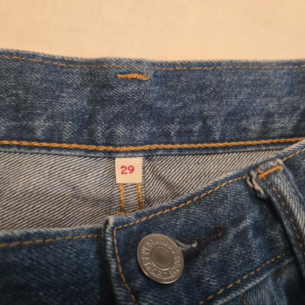 Levi’s Patchwork Denim Skirt - image 5